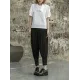 Solid Color Loose Short Sleeves T-Shirts Tops