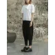 Solid Color Loose Short Sleeves T-Shirts Tops