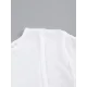 Pleated Solid Color Long Sleeves Skinny Round-Neck T-Shirts Pleated Solid Color Long Sleeves Skinny Round-Neck T-Shirts