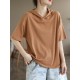 Hooded Solid Color Short Sleeves Hooded T-Shirts Tops Hooded Solid Color Short Sleeves Hooded T-Shirts Tops