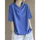 Hooded Solid Color Short Sleeves Hooded T-Shirts Tops Hooded Solid Color Short Sleeves Hooded T-Shirts Tops