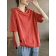 Hooded Solid Color Short Sleeves Hooded T-Shirts Tops Hooded Solid Color Short Sleeves Hooded T-Shirts Tops
