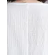 Solid Color Split-Joint Batwing Sleeves Loose Round-neck T-Shirts Tops