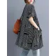 Striped Loose Short Sleeves Round-Neck T-Shirts Striped Loose Short Sleeves Round-Neck T-Shirts
