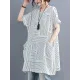 Striped Loose Short Sleeves Round-Neck T-Shirts Striped Loose Short Sleeves Round-Neck T-Shirts