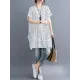 Striped Loose Short Sleeves Round-Neck T-Shirts Striped Loose Short Sleeves Round-Neck T-Shirts