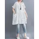 Striped Loose Short Sleeves Round-Neck T-Shirts Striped Loose Short Sleeves Round-Neck T-Shirts