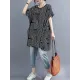 Striped Loose Short Sleeves Round-Neck T-Shirts Striped Loose Short Sleeves Round-Neck T-Shirts