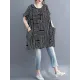 Striped Loose Short Sleeves Round-Neck T-Shirts Striped Loose Short Sleeves Round-Neck T-Shirts