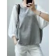 Split-Joint Half Sleeves Loose Round-Neck T-Shirts Split-Joint Half Sleeves Loose Round-Neck T-Shirts
