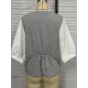 Split-Joint Half Sleeves Loose Round-Neck T-Shirts Split-Joint Half Sleeves Loose Round-Neck T-Shirts