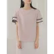 Falbala Tiered Short Sleeves Round-Neck T-Shirts Tops Falbala Tiered Short Sleeves Round-Neck T-Shirts Tops