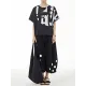 Printed Loose Short Sleeves Round-neck T-Shirts Tops Printed Loose Short Sleeves Round-neck T-Shirts Tops