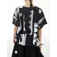 Printed Loose Short Sleeves Round-neck T-Shirts Tops Printed Loose Short Sleeves Round-neck T-Shirts Tops