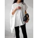 Solid Color Batwing Sleeves Half Sleeves Round-Neck T-Shirts Tops Solid Color Batwing Sleeves Half Sleeves Round-Neck T-Shirts Tops