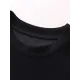 Cropped Loose Split-Side Solid Color Round-Neck T-Shirts Tops Cropped Loose Split-Side Solid Color Round-Neck T-Shirts Tops
