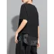 Printing Split-Joint False Two Loose Round-neck T-Shirts Tops Printing Split-Joint False Two Loose Round-neck T-Shirts Tops