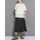 Printing Split-Joint False Two Loose Round-neck T-Shirts Tops Printing Split-Joint False Two Loose Round-neck T-Shirts Tops