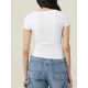Solid Color Short Sleeves Skinny Square-neck T-Shirts Tops Solid Color Short Sleeves Skinny Square-neck T-Shirts Tops