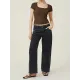 Solid Color Short Sleeves Skinny Square-neck T-Shirts Tops Solid Color Short Sleeves Skinny Square-neck T-Shirts Tops