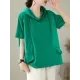 Drawstring Solid Color Split-Joint Hooded Loose Hooded T-Shirts Tops Drawstring Solid Color Split-Joint Hooded Loose Hooded T-Shirts Tops