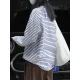 Striped Long Sleeves Round-neck T-Shirts Tops