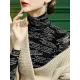 Gauze Letter Print Long Sleeves Skinny High-Neck T-Shirts Gauze Letter Print Long Sleeves Skinny High-Neck T-Shirts