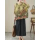 Printed Loose Short Sleeves Round-Neck T-Shirts Tops Printed Loose Short Sleeves Round-Neck T-Shirts Tops