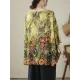 Printed Loose Short Sleeves Round-Neck T-Shirts Tops Printed Loose Short Sleeves Round-Neck T-Shirts Tops