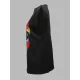 Original Casual High-Neck Cap Sleeves Face Printed T-Shirt Top Original Casual High-Neck Cap Sleeves Face Printed T-Shirt Top