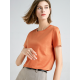 Simple Loose Short Sleeves Solid Color Round-Neck T-Shirts Tops Simple Loose Short Sleeves Solid Color Round-Neck T-Shirts Tops