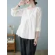 Casual Loose Long Sleeves Solid Color Round-Neck T-Shirts Tops Casual Loose Long Sleeves Solid Color Round-Neck T-Shirts Tops