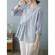 Casual Loose Long Sleeves Solid Color Round-Neck T-Shirts Tops Casual Loose Long Sleeves Solid Color Round-Neck T-Shirts Tops