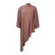 Loose See-Through Long Sleeves Asymmetric Solid Color High-Neck T-Shirts Tops Loose See-Through Long Sleeves Asymmetric Solid Color High-Neck T-Shirts Tops