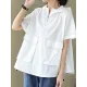 Zipper Loose Short Sleeves Hooded T-Shirts Tops Zipper Loose Short Sleeves Hooded T-Shirts Tops