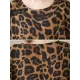 Leopard Batwing Sleeves Loose Round-Neck T-Shirts Tops Leopard Batwing Sleeves Loose Round-Neck T-Shirts Tops