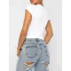 Solid Color Short Sleeves Skinny Round-Neck T-Shirts Solid Color Short Sleeves Skinny Round-Neck T-Shirts