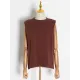 Solid Color Cap Sleeve Loose Round-Neck T-Shirts Solid Color Cap Sleeve Loose Round-Neck T-Shirts