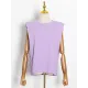 Solid Color Cap Sleeve Loose Round-Neck T-Shirts Solid Color Cap Sleeve Loose Round-Neck T-Shirts