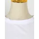 Solid Color Cap Sleeve Loose Round-Neck T-Shirts Solid Color Cap Sleeve Loose Round-Neck T-Shirts