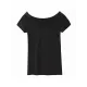 Gauze See-Through Split-Joint Short Sleeves Skinny Boat Neck T-Shirts Gauze See-Through Split-Joint Short Sleeves Skinny Boat Neck T-Shirts