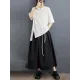 Contrast Color Half Sleeves Irregularity Round-Neck T-Shirts Tops Contrast Color Half Sleeves Irregularity Round-Neck T-Shirts Tops