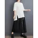 Contrast Color Half Sleeves Irregularity Round-Neck T-Shirts Tops Contrast Color Half Sleeves Irregularity Round-Neck T-Shirts Tops