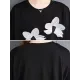 Contrast Color Half Sleeves Irregularity Round-Neck T-Shirts Tops Contrast Color Half Sleeves Irregularity Round-Neck T-Shirts Tops