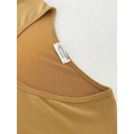 Solid Color Loose Short Sleeves U-Neck T-Shirts Tops Solid Color Loose Short Sleeves U-Neck T-Shirts Tops