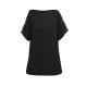 Solid Color Short Sleeves Boat Neck T-Shirts Tops Solid Color Short Sleeves Boat Neck T-Shirts Tops