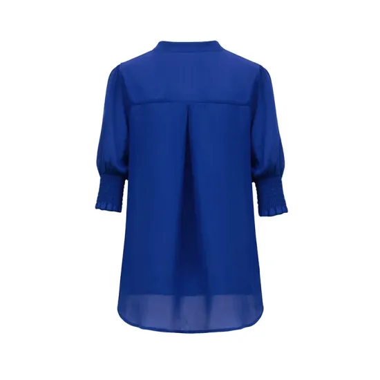 Solid Color Half Sleeves Loose V-Neck T-Shirts Tops Solid Color Half Sleeves Loose V-Neck T-Shirts Tops