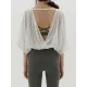 Breathable Solid Color Half Sleeves Loose Round-Neck T-Shirts Tops Breathable Solid Color Half Sleeves Loose Round-Neck T-Shirts Tops