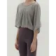 Breathable Solid Color Half Sleeves Loose Round-Neck T-Shirts Tops Breathable Solid Color Half Sleeves Loose Round-Neck T-Shirts Tops