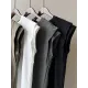 Split-Joint Loose Sleeveless Round-neck T-Shirts Tops Split-Joint Loose Sleeveless Round-neck T-Shirts Tops